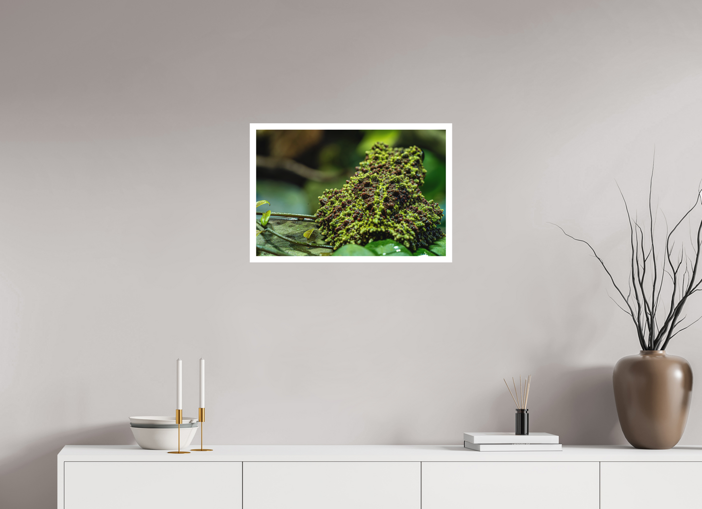 60 x 40 cm, Fine Art Print – Mit Weißrand Theloderma corticale – Edition No. 02