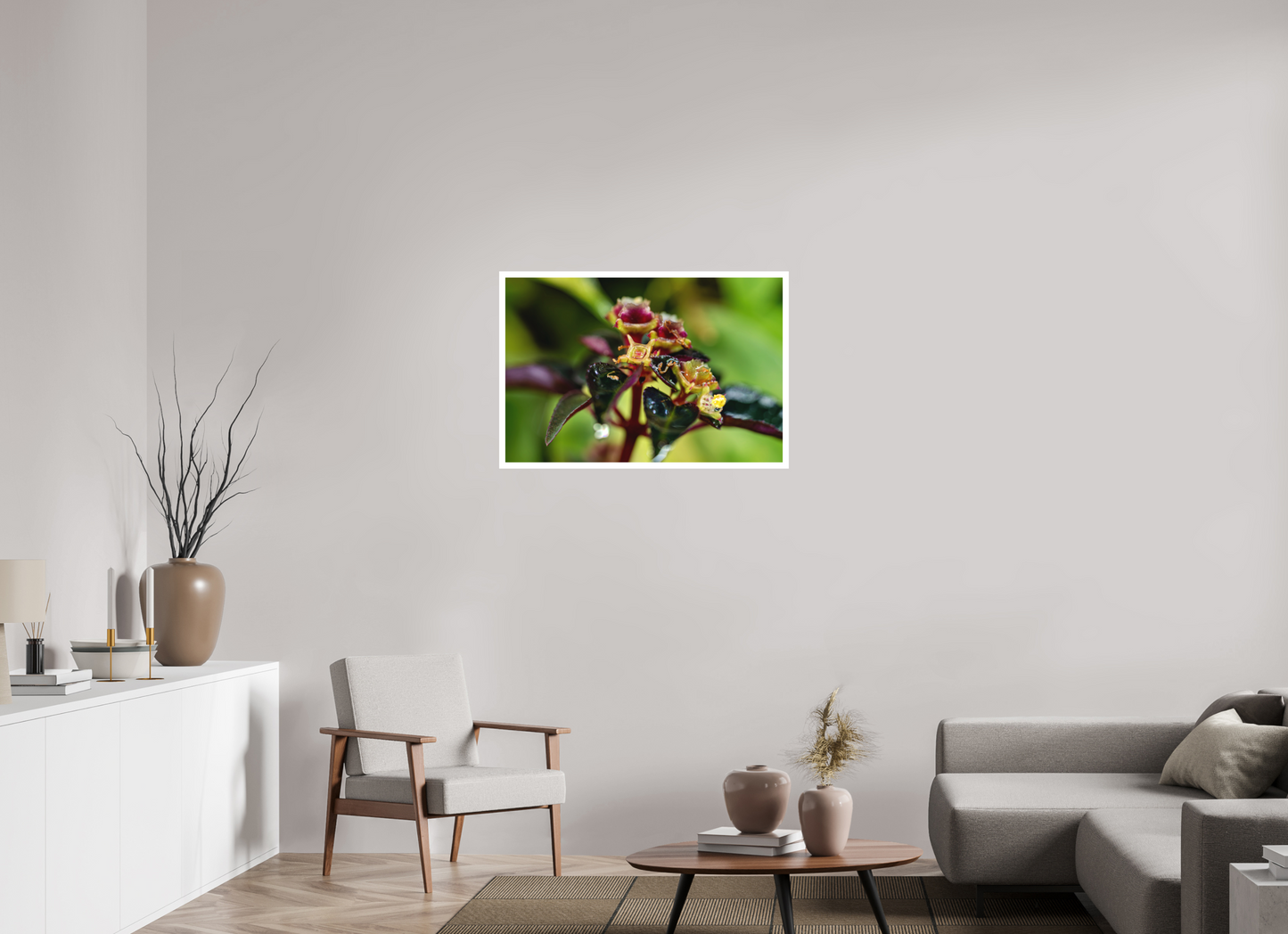 90 x 60 cm, Fine Art Print – Mit Weißrand Sarcopyramis sp. Sumatra – Edition No. 01