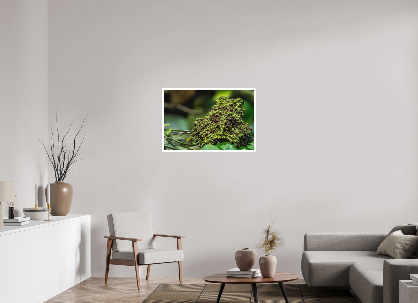 90 x 60 cm, Fine Art Print – Mit Weißrand Theloderma corticale – Edition No. 02